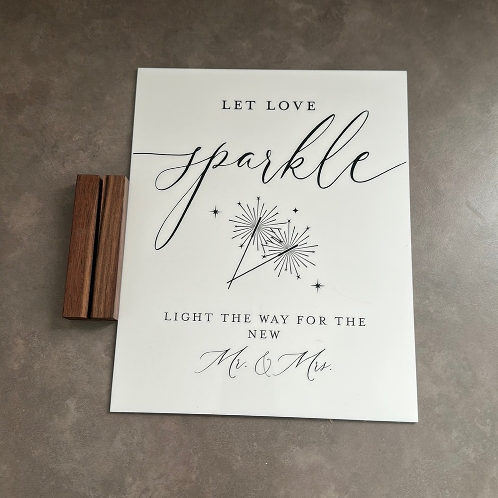 Wedding sign
